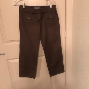 Ann Taylor brown belted pants